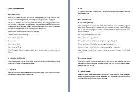 Tuliskan sistematika penulisan dalam proposal kegiatan atau penelitian. Contoh Proposal Penelitian Sistematika Penulisan Contoh Makalah Docx