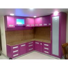 'one of the most desired design features will be the kitchen larder', informs ben burbidge from kitchen makers. Wooden Modular Pvc Pink Kitchen At Rs 2500 Square Feet Wooden Modular Kitchen Id 21141903912