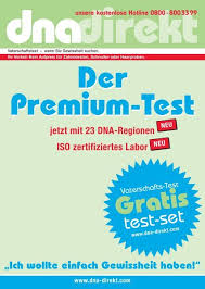 Informations Material Zu Vaterschaftstest Flyer Dna Direkt