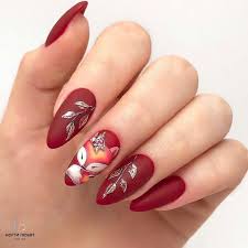 Paint a gold circle near the base of your. 24 Pretty And Creative Fall Nail Designs For 2020 Styles Art