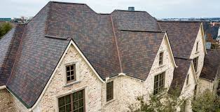 The dimensional profile and deep shadow bands create the appearance of natural slate tiles in a way that sets them apart. Revia Roofing Upgrade Project In Texas F Wave