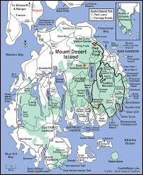 Suggest edits to improve what we show. Mount Desert Island Map Acadia Maine