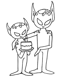 A phenomenal creature in the form of a drop. Space Aliens Coloring Pages Coloring Home