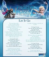 Lyrics To Let It Go Let It Go Lyrics Disney Songs Disney Frozen Party