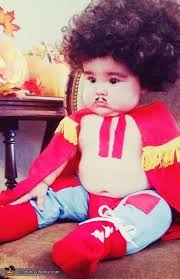 He doesn't have a shirt on, but he wears a bright blue leggings with a big red underwear on the outside like superman. Pin On Life With Hayden