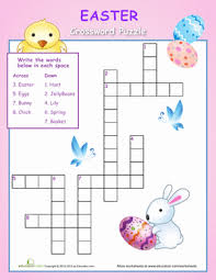 This list includes easter printable packs, easter learning activities, easter math worksheets, easter games, easter fine motor activities, easter crafts religious easter word search puzzle from real life at home. Easy Easter Crossword Worksheet Education Com