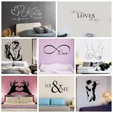 Room ideas → bedroom wall decor quotes images. New Design Lovers Quotes Wall Sticker For Bedroom Decor Decals Room Decoration Stickers Sweet Home Girls Room Mural Wallpaper Art Wall Sticker Wall Stickerstickers For Aliexpress