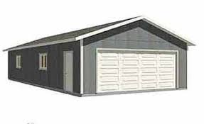2 Car Garage Plan With One Story 1152 3 24 X 48 By Behm In 2020 2 Car Garage Plans Garage Plan Garage Plans Detached