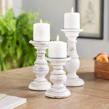 Check spelling or type a new query. Laurel Foundry Modern Farmhouse 3 Piece Wood Tabletop Candlestick Set Reviews Wayfair