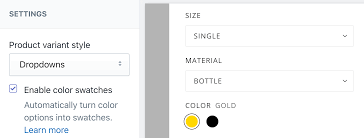 Go to online store menu. Add Color Swatches To Products Troop Themes Support And Knowledge Base