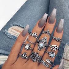 Nail acrylic kits & sets. 15 Showstopping Gray Nails Cute Nails Nail Designs Nail Art Ombre