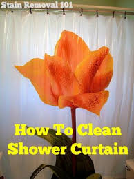 The shower curtain itself and the shower curtain liner. How To Clean Shower Curtain