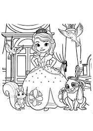 Whatnaught and robin from sofia the first. Coloring Pages Coloring Pages Sofia The First Printable For Kids Adults Free
