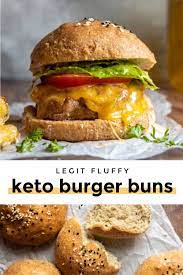 Low Carb Keto Hamburger Buns Cheese Free Fluffy Recipe Low Carb Diet Recipes Healthy Low Carb Recipes Low Carb Dinner Recipes