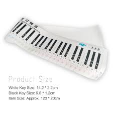 Classic Version 88 Key Keyboard Piano Finger Simulation Practice Guide Teaching Aid Note Chart For Beginner Student
