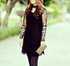 Dairy Milk Girls Black Dress Clothes For Women Stylish Girl
