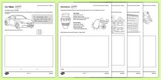 Very simple lay out to give lots of practice. Budget At Home Compound Interest And Depreciation Worksheet Worksheet Pack
