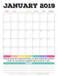 Free Printable 2019 Monthly Calendars In 2020 Printable Calendar Pages Free Printable Calendar Monthly Free Monthly Calendar