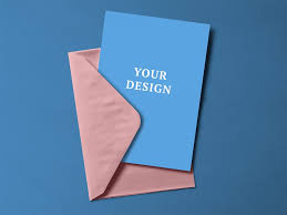 Download Free Greeting Card With Envelope Mockup Psd Free Mockup PSD Mockup Templates