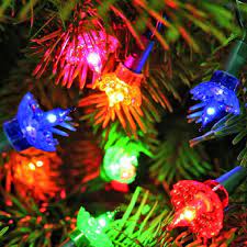 Indoor Traditional Multi Coloured Pickwick Shade Christmas Fairy Lights