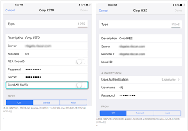 Why Does Ios 11 Ikev2 Vpn Lack Send All Traffic Option Ask Different