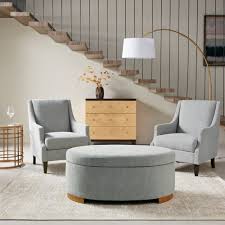 We show you how to arrange a functional room that's comfortable and cohesive. Martha Stewart Adina Grey Storage Ottoman On Sale Overstock 28697908