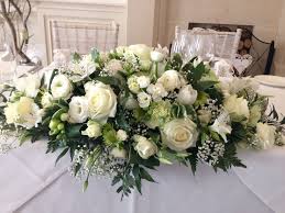 Top Table Flowers In 2020 Wedding Top Table Wedding Table Flowers Top Table Flowers