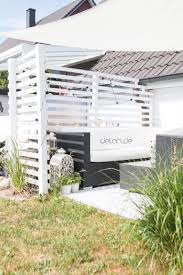 Terrassenumrandung Sichtschutz Diy Selberbauen Materialliste Sichtschutz Garten Ideen Gunstig Diy Garten Diy Gartenbau