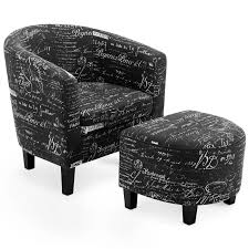 Andover Mills Louisiana Barrel Chair And Ottoman Reviews Wayfair In 2020 Barrel Chair Chair And Ottoman Accent Chairs