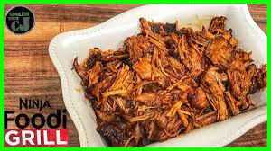 Allow steaks to rest 3 minutes before serving. Ninja Foodi Grill Bbq Pulled Pork Ninja Foodi Grill Recipe Youtube