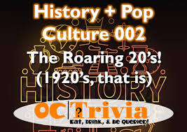 Here are some of the weird tv moments, memes, documentaries, and shows that got us through it all. History Trivia Quiz 002 The Roaring 20 S Octrivia Com