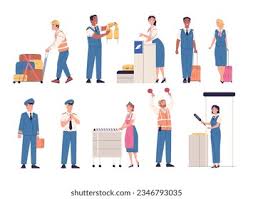 Personal de aeropuerto: Más de 11,901 ilustraciones y dibujos de stock con  licencia libres de regalías | Shutterstock