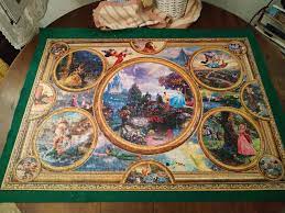 For those who love puzzles! Schmidt Thomas Kinkade Disney Dreams Collection 2000 Pieces I Loved Doing This One Until The Very End It Was All Frames Can T Wait To Hang It In My Daughter S Room Jigsawpuzzles