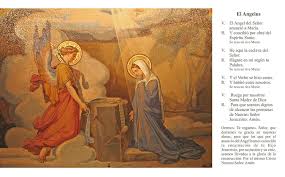 The angelus pays tribute to a crucial aspect of mary's role in the incarnation, when it quotes from luke's gospel be it done to me according to thy word (lk 1:38). La Importancia De Rezar El Angelus