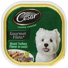 Cesar Gourmet Filets Roast Turkey Flavor Dog Food Trays 3 5 Ounces Pack Of 24 Wow I Love This Check It Out Wet Dog Food Dog Food Recipes Chicken Flavors