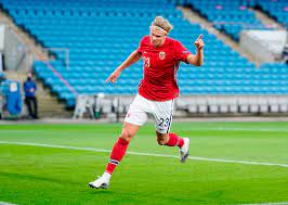 Teenage sensation erling haaland's homecoming to his native norway perhaps wasn't as welcoming as he had envisaged, as the borussia dortmund superstar was ejected from a nightclub after an. Borussia Dortmund Striker Erling Haaland Nets First Hat Trick For Norway To Maintain Stunning Goal Record