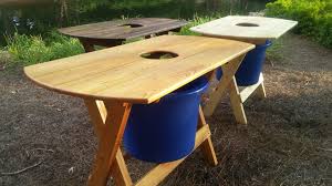 Equipping The Shucking Life Carolina Seafood Tables Oyster Shucking Tables Shucking Oysters Oyster Roast Oysters