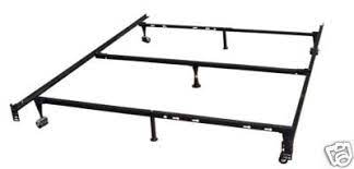 Silver products heavy duty steel bed slat, bed frame center support system, adjustable height/width for twin, full and queen, universal, prevents mattresses and box springs from sagging (1 pack) 4.0 out of 5 stars. Heavy Duty Metal Queen Bed Frame With Center Support All American Furniture Buy 4 Less Open To Public