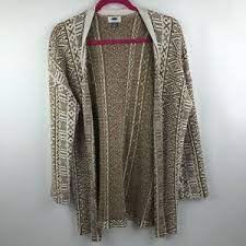 Old navy cardigans are generally seen in casual, chic, and comfortable style. Old Navy Long Open Front Camel Cardigan Sweater Size M Ebay