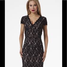 Nue By Shani Black And Nude Lace Dress Boutique
