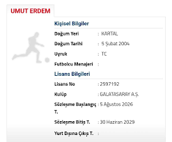 Galatasaray'dan Resmi Transfer Haberi: Lisansı Bile Çıktı!