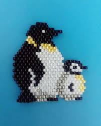 Guler Korkmaz Miyuki Boncuk Taki Jewelry Hediye Miyukidelica Takitasarim Kolye Moda Penguen Animald Handmade Han Boncuk Desenleri Boncuk Boncuk Isi