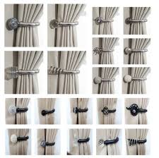 A wide variety of black metal curtain tie backs options are available to you, such as material, metal type, and curtain poles, tracks & accessories type. Home Signature Pair Of Black Tie Backs Rope With Tassel For Sale Ebay