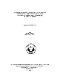 We did not find results for: Pengembangan Media Pembelajaran Interaktif Untuk Membangun Konsep Gejala Alam Yang Menumbuhkan Sikap Solidaritas Di Sekolah Dasar