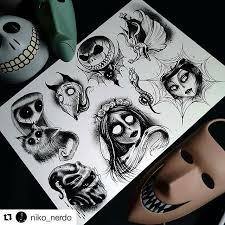 Pin De Avocado Em Ideas De Decoracao Tatuagem De A Noiva Cadaver Tatuagem De Halloween Tatuagens Blackwork