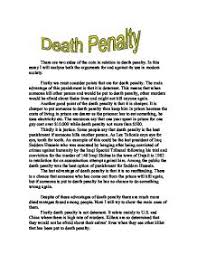 Death Penalty Agree Disagree Gcse Religious Studies Philosophy Ethics Marked By Teachers Com