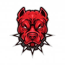 Pitbull Mascot Logo Premium Vector Premium Vector Freepik Vector Logo Dog Nature Sport In 2020 Pitbull Art Pitbull Drawing Pitbulls