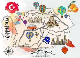 The viamichelin map of cappadocia: Map Of Cappadocia Things To Do In Cappadocia Cappadocia Turkey Kapadokya Goreme Cappadocia Turkey Destinations Illustrated Map