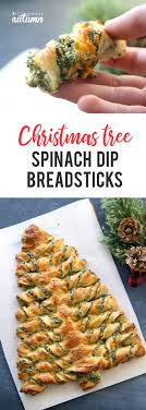 Christmas Tree Spinach Dip Breadsticks Recipe Appetizer Recipes Dinner Food