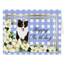 Australian Shepherd Happy Birthday Big Card Zazzle Co Nz Dog Birthday Pictures Happy Birthday Photos Dog Birthday